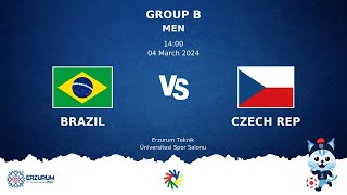 BRAZIL vs CZECH REP  Futsal DEAFLYMPICS ERZURUM 2024  Men Group Stage [upl. by Banna303]