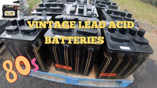 Recyclable 80s Lead Acid Batteries [upl. by Aihsit]