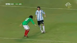 Messi Masterclass vs Mexico Friendly 200708 English Commentary [upl. by Gipson463]