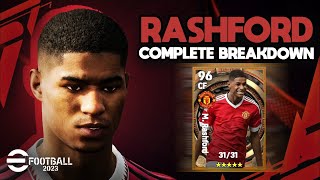 eFootball 2023  RASHFORD REVIEW TRAINING GUIDE  COMPLETE BREAKDOWN [upl. by Kress]