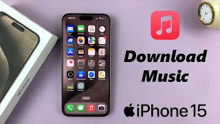 How To Download Apple Music Songs On iPhone 15 amp iPhone 15 Pro [upl. by Pulcheria]