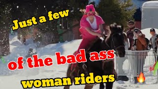 🏇 Dont Miss the Epic 2024 Skijor Final Showdown at Little Jennie Ranch in Bondurant WY 🏔️ [upl. by Mozza]