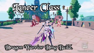 LancerDragon Warrior  Priest Damage Build  The Legends of Neverland [upl. by Ellinet483]