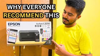 Epson L3250 Details Review  Unboxing Installation Wifi setup Mobile App amp Much More [upl. by Cioffred]