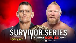 FULL MATCH  Gunther vs Brock Lesnar WWE Survivor Series 2024 [upl. by Misha252]