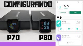 Configurando P80 ou P70  Da Fit Aplicativo [upl. by Anwahsar]