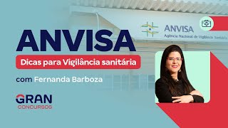 Concurso ANVISA Dicas para Vigilância sanitária [upl. by Cleary578]