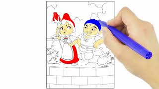 Sherlock Gnomes 2018 Gnomeo and Juliet Drawing and Coloring [upl. by Kruter220]