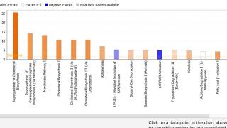 Examining Canonical Pathway results in QIAGEN Ingenuity Pathway Analysis software video tutorial [upl. by Olive905]