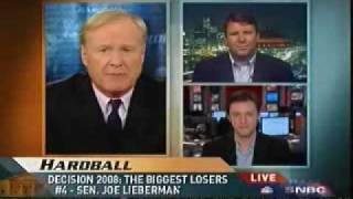 Hardball Decision 08 Biggest Losers List Nov 6 2008 [upl. by Querida]