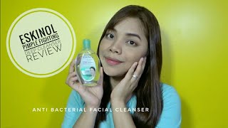 Eskinol Pimple Fighting Facial Deep Cleanser Review [upl. by Osanna]