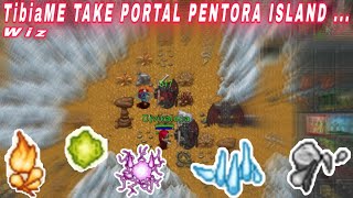 TibiaME WORLD 33  Wiz TAKE ALL PORTAL NEW ISLAND PENTORA  3 [upl. by Ayit]