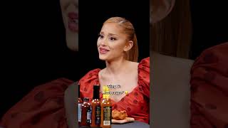 Ariana Grandes reaction to every wing on Hot Ones 🔥 [upl. by Anse]