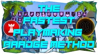 THE FASTEST PLAYMAKING BADGE METHOD FOR NBA 2K22 HOW TO GET PLAYMAKING BADGES IN NBA 2K22 [upl. by Annoj]