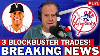 MLB BOMB YANKEES MAKING 3 BLOCKBUSTER TRADES AND JUAN SOTO CONFIRMED NEW YORK YANKEES NEWS [upl. by Ahsinra340]