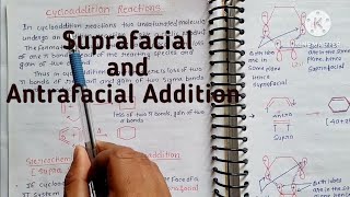 Cycloaddition Reaction  Suprafacial and antrafacial addition [upl. by Blancha649]