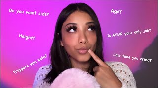 ASMR QampA❓Answering Your Questions clicky whispers [upl. by Llenhoj397]