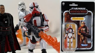 Star Wars Vintage Collection Incinerator Trooper Action Figure Review [upl. by Redman]