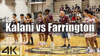 Kalani vs Farrington  OIA D2 Championship  High School Boys Basketball  Game Recap  4K60FPS [upl. by Annail]