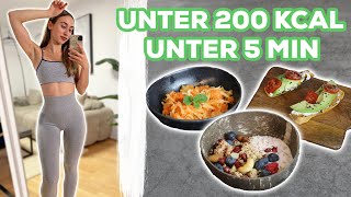 3 AntiHeißhunger Snacks unter 200 Kalorien  Fitness Rezepte zum Abnehmen [upl. by Eiramana]