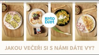 4 rychlé a chutné večeře s KetoDiet – kterou si vyberete vy 🍽️ [upl. by Selia]