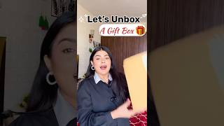 Let’s Unbox a Gift 🎁 Box mystery box adayinmylife parcelunboxing giftunboxing giftbox [upl. by Luba123]