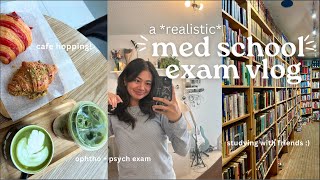 STUDY VLOG  med school exams productive but realistic study days in my life [upl. by Nerat]