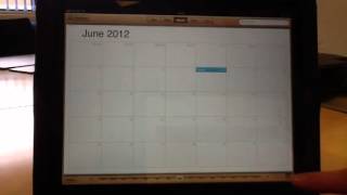 Calendar App How to add an event to the iPad calendar [upl. by Esorylime210]