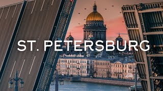 The city of white nights  Saint Petersburg drone video Timelabpro [upl. by Milstone]