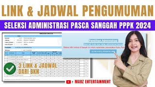 LINK PENGUMUMAN BERKAS PPPK 2024 DIUMUMKAN ❗ CARA CEK NILAIN SELEKSI ADMINISTRASI PPPK CPNS 2024 [upl. by Debra450]