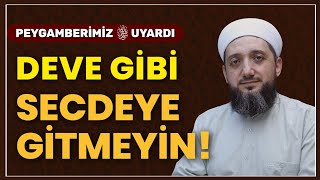 Namazda secde nasıl yapılır  Secde ederken deve gibi çökmeyin [upl. by Belloir664]