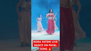 Nora Fatehi Live Dance on Honey Singh Payal Song  norafatehi honeysingh payalsong trending [upl. by Peckham]