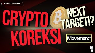 CRYPTO KOREKSI SAMPAI KAPAN NEXT TARGET OUTLOOK BITCOIN TERBARU AKAN KAH ALL TIME HIGH LAGI [upl. by Aicineohp619]