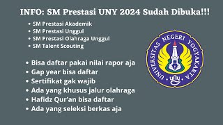 Jalur SM Prestasi UNY 2024 [upl. by Acessej]