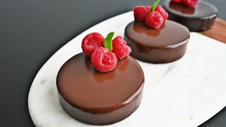 法式巧克力淋面莓果塔Berry Tarts with Chocolate Glaze [upl. by Aglo]