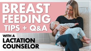 QampA  BREASTFEEDING TIPS With ME 🍼 A Lactation Counselor [upl. by Ellezaj984]