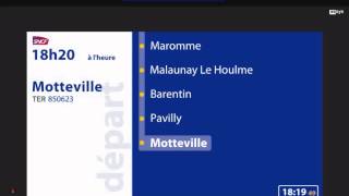 Annonce SNCF Motteville [upl. by Marigold808]