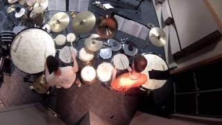 Cohesion by Matt Moore Notre Dame Percussion Ensemble [upl. by Aivun]