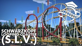 Planet Coaster College  Schwarzkopf Looping Coaster SLV Tutorial [upl. by Morvin]