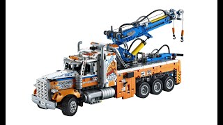 LEGO 42128 HeavyDuty Tow Truck Speed Build [upl. by Walden]