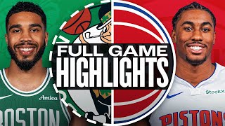 CELTICS at PISTONS  FULL GAME HIGHLIGHTS  October 26 2024 [upl. by Zedekiah]