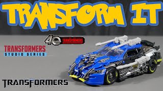 Transform It Transformers Studio Series 63 Deluxe Class DOTM Topspin [upl. by Estren]