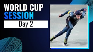 Day 2 World Cup Session  Beijing 2024  SpeedSkating [upl. by Dorisa]