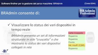 Software Brother per la gestione del parco macchine BRAdmin [upl. by Tonry963]