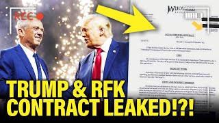 LEAKED Contract EXPOSES Alleged Trump PAYOFF to RFK [upl. by Hnilym]