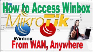 How to Access Mikrotik Router Winbox from WAN from anywhere using DDNS cloud Mikrotik Remote Access [upl. by Pilif]