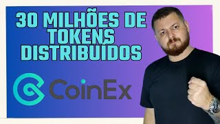 COINEX  30 MILHÃ•ES DE TOKENS DITRIBUIDOS DO PROJETO NACHO  TODOS PODEM PARTICIPAR [upl. by Eninnaj]