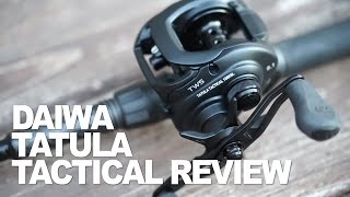 Daiwa Tatula Tactical 100XSL Baitcast Reel review [upl. by Etteroma584]