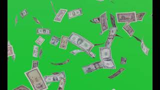 Money or Doller falling greenscreen transition shorts greenscreenvideo [upl. by Patrizius]