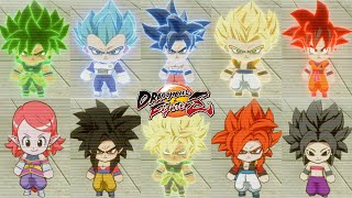 Dragon Ball FighterZ  All Lobby Characters 2018  2021 Season 13 [upl. by Grew]